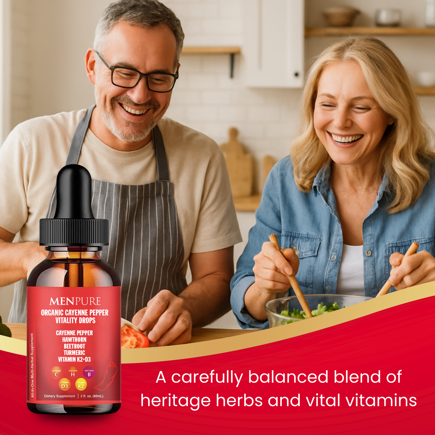 Menpure Organic Cayenne Pepper Vitality Drops