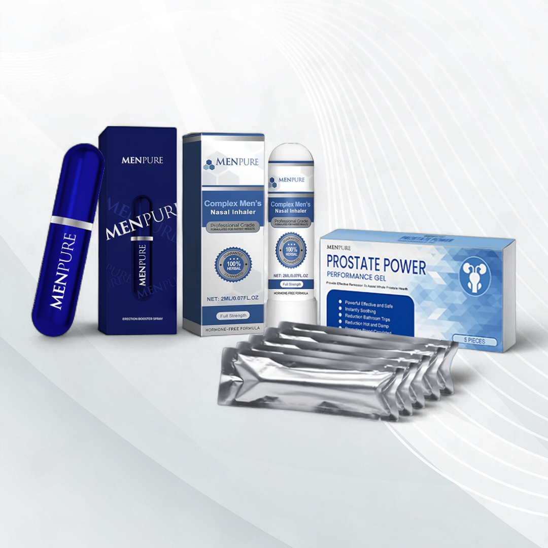 Menpure Complex Men's Nasal Inhaler | Instant erections & lasting endurance, without pills!