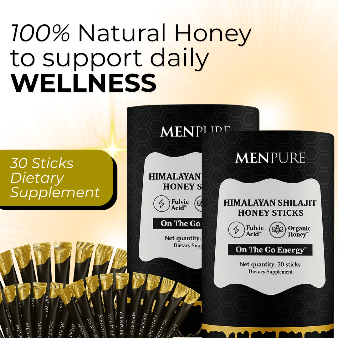 Menpure Himalayan Shilajit Honey Sticks