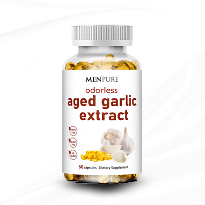 Menpure Odorless Aged Garlic Extract Softgels
