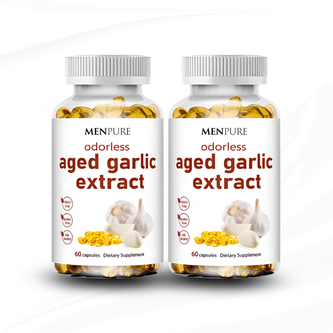Menpure Odorless Aged Garlic Extract Softgels
