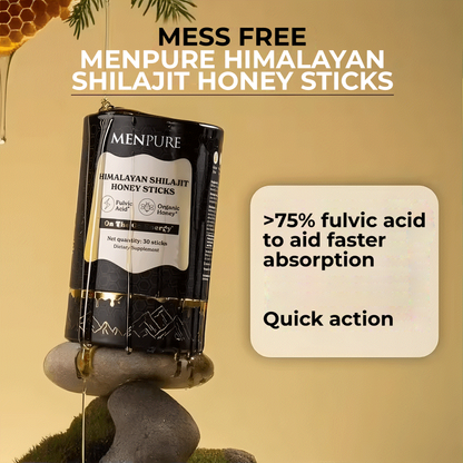 Menpure Himalayan Shilajit Honey Sticks
