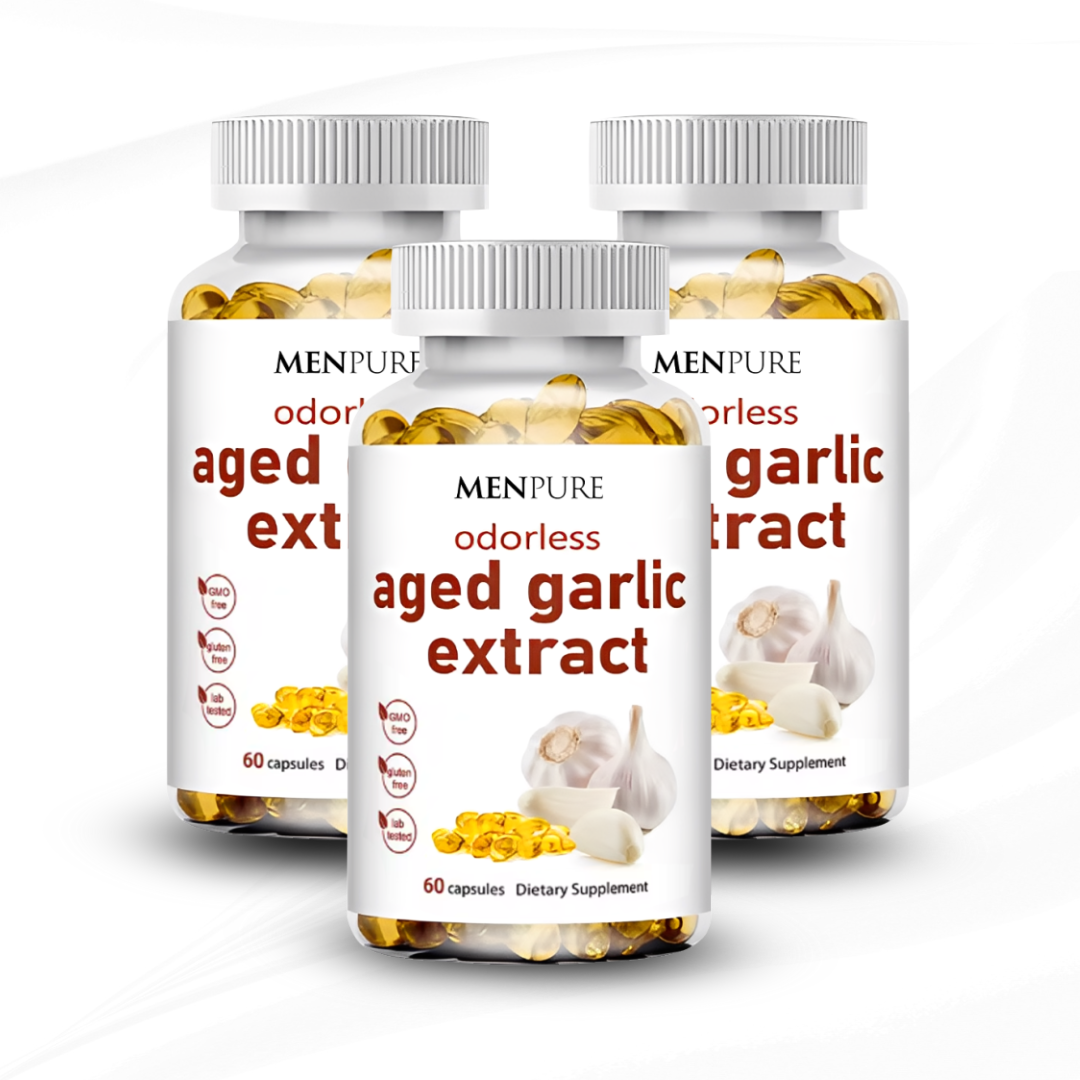 Menpure Odorless Aged Garlic Extract Softgels
