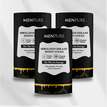 Menpure Himalayan Shilajit Honey Sticks
