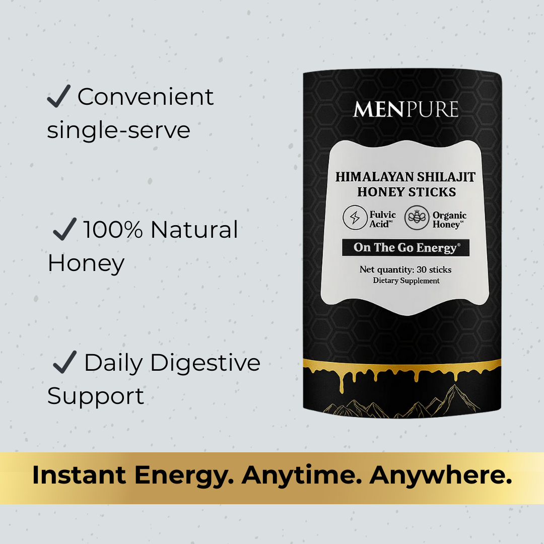 Menpure Himalayan Shilajit Honey Sticks