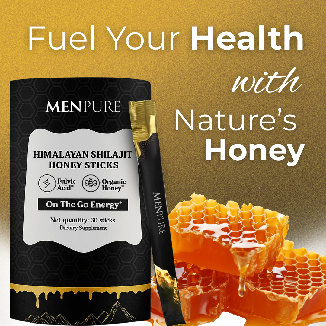Menpure Himalayan Shilajit Honey Sticks