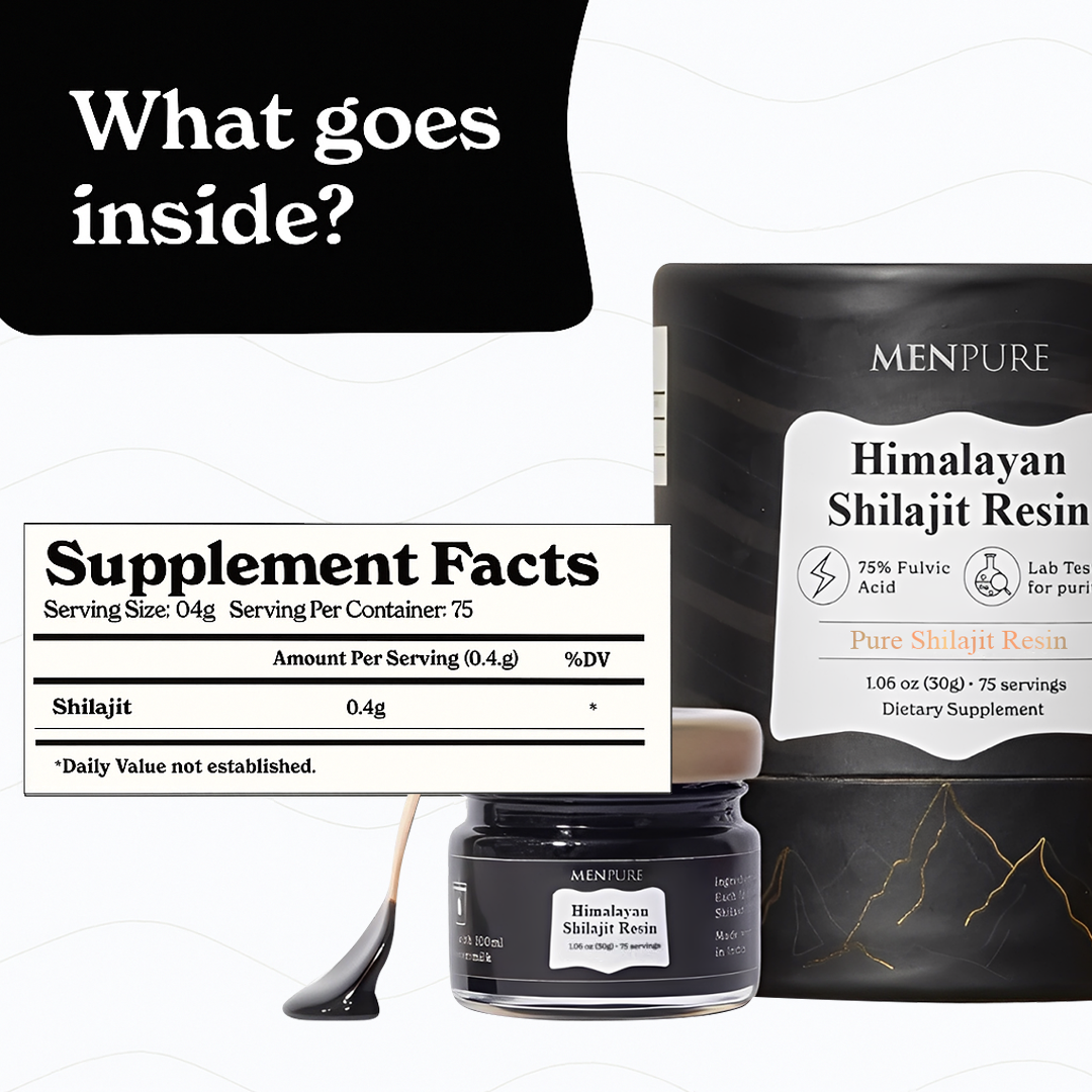Menpure Pure Himalayan Shilajit Resin