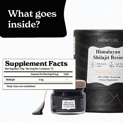 Menpure Pure Himalayan Shilajit Resin