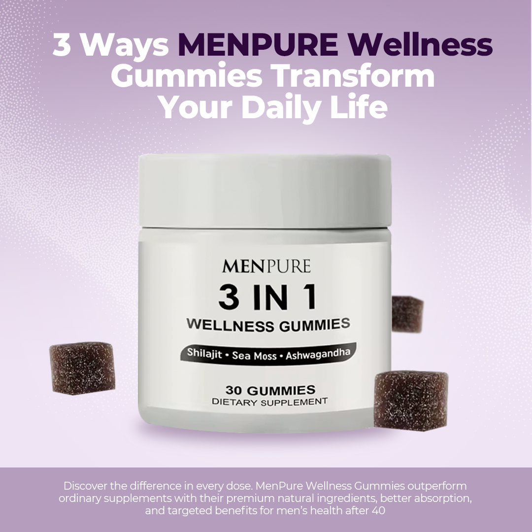 MenPure 3-in-1 Wellness Gummies