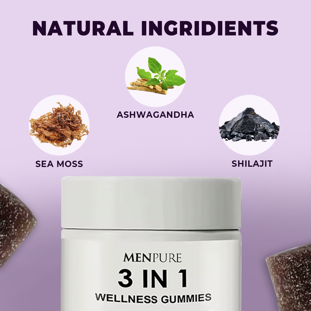 MenPure 3-in-1 Wellness Gummies