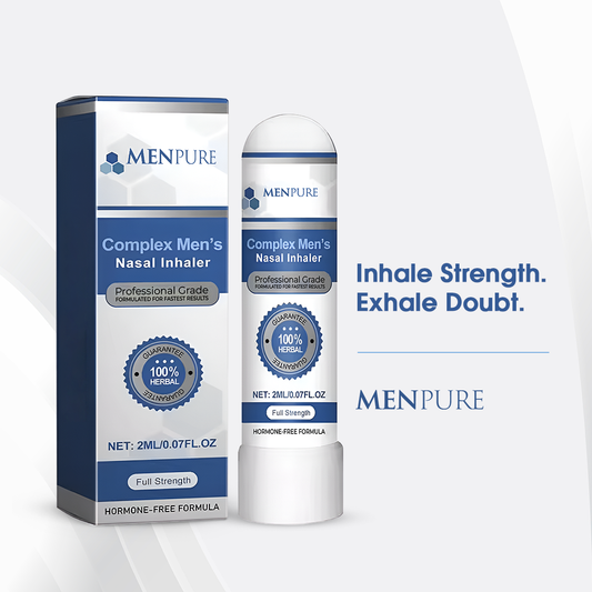 Menpure Complex Men's Nasal Inhaler | Instant erections & lasting endurance, without pills!