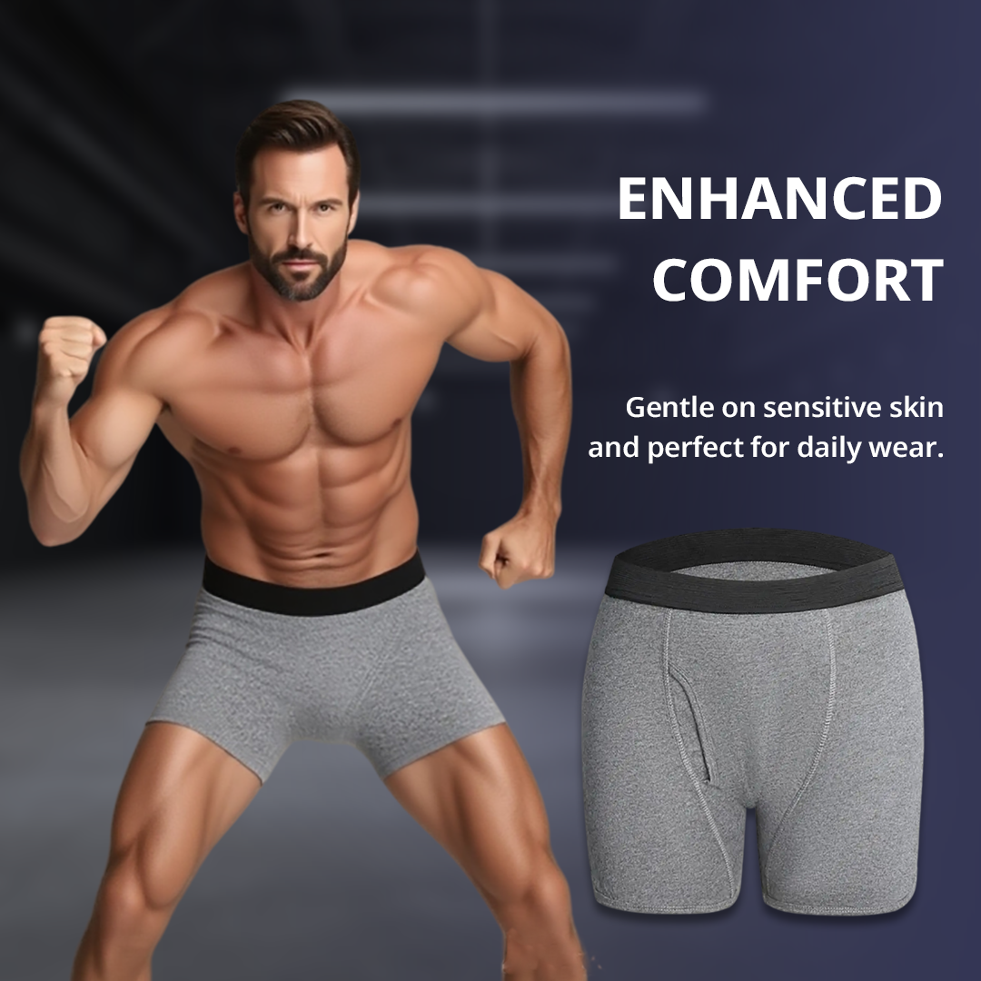 Men’s Ultra-Absorbent Leak-Proof Boxer Briefs