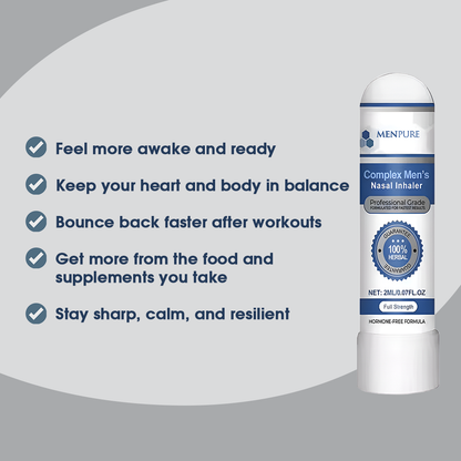 Menpure Complex Men's Nasal Inhaler | Instant erections & lasting endurance, without pills!