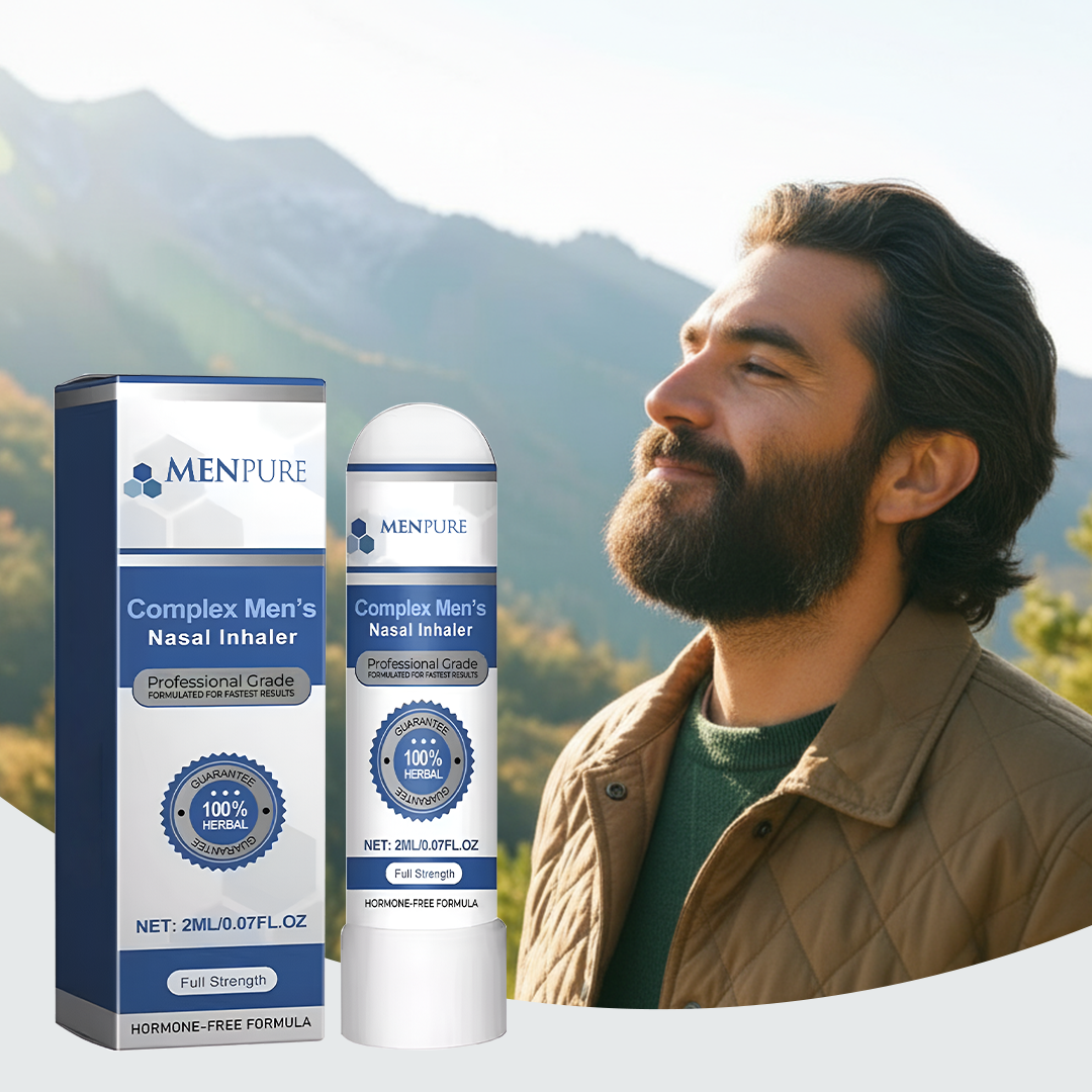 Menpure Complex Men's Nasal Inhaler | Instant erections & lasting endurance, without pills!