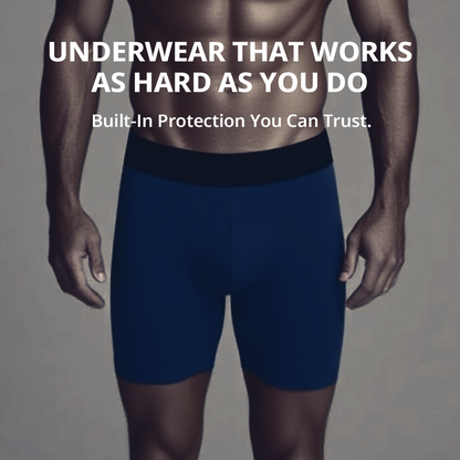 Men’s Ultra-Absorbent Leak-Proof Boxer Briefs