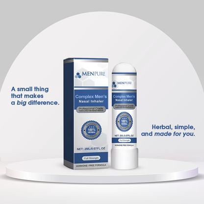 Menpure Complex Men's Nasal Inhaler | Instant erections & lasting endurance, without pills!