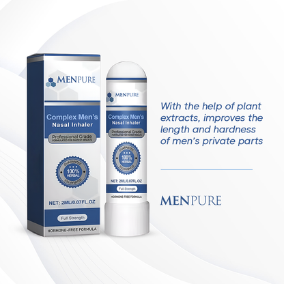 Menpure Complex Men's Nasal Inhaler | Instant erections & lasting endurance, without pills!