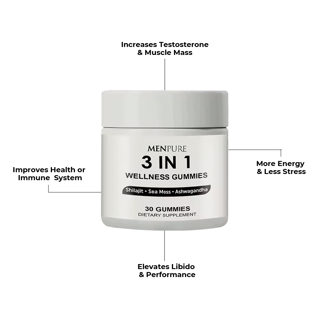 3 Ways MenPure 3-in-1 Wellness Gummies Transform Your Daily Life