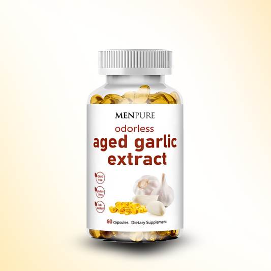 Menpure Odorless Aged Garlic Extract Softgels