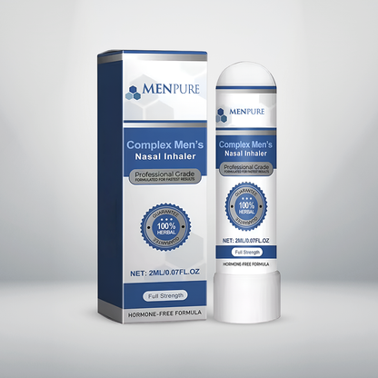 Menpure Complex Men's Nasal Inhaler | Instant erections & lasting endurance, without pills!