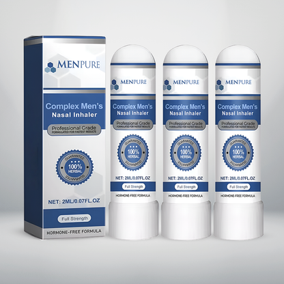 Menpure Complex Men's Nasal Inhaler | Instant erections & lasting endurance, without pills!